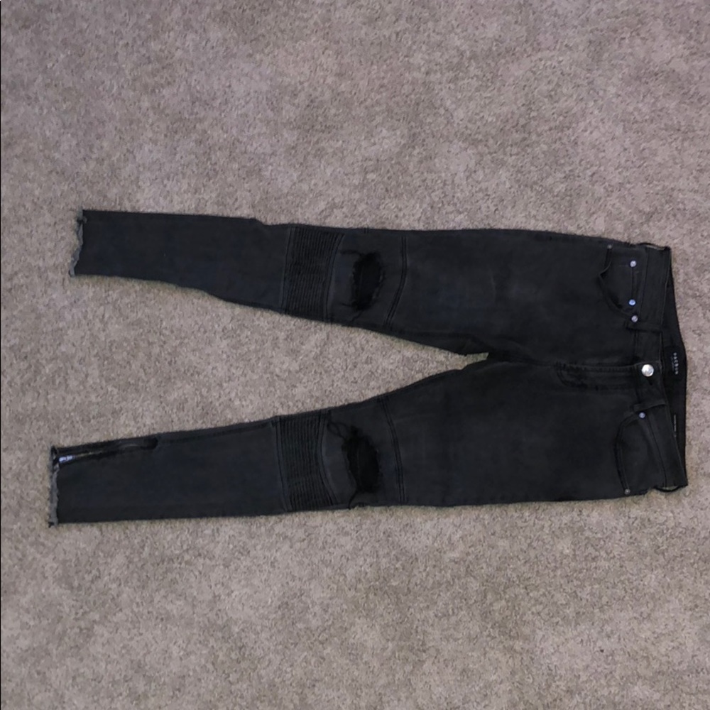 Pacsun Dark Grey ripped jeans